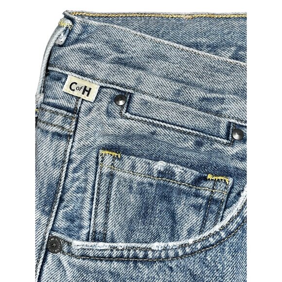Citizens of Humanity COH EMERSON SLIM BOYFRIEND Crop Button Fly Jeans 34 Waist - Picture 7 of 9